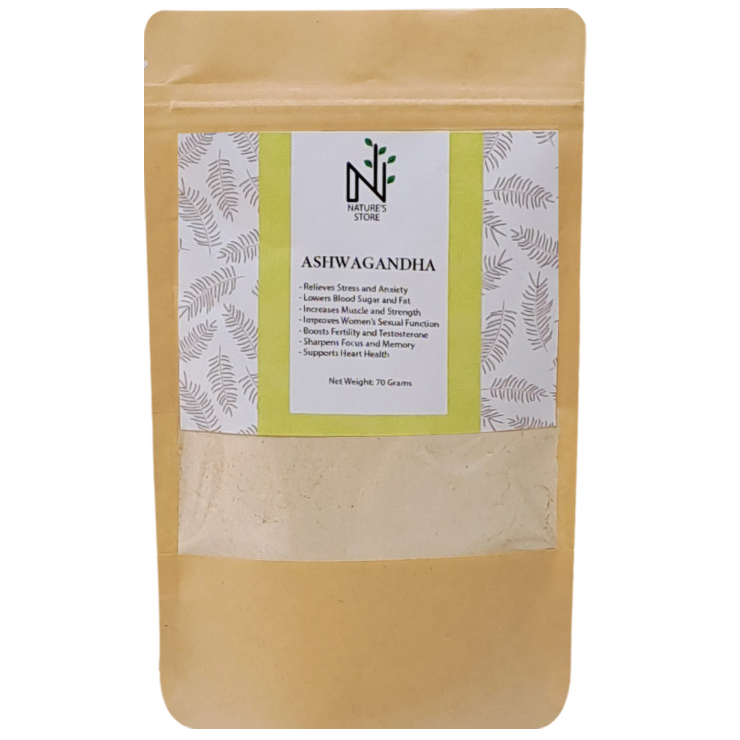 Buy Ashwagandha from The Nature's Store at the Best Prices online in Pakistan, Quick Delivery and Easy Returns only at The Nature's Store, Best organic and natural Herbal Tea and Joints/Muscles, Men's Health, Women's Health / PCOS in Pakistan,