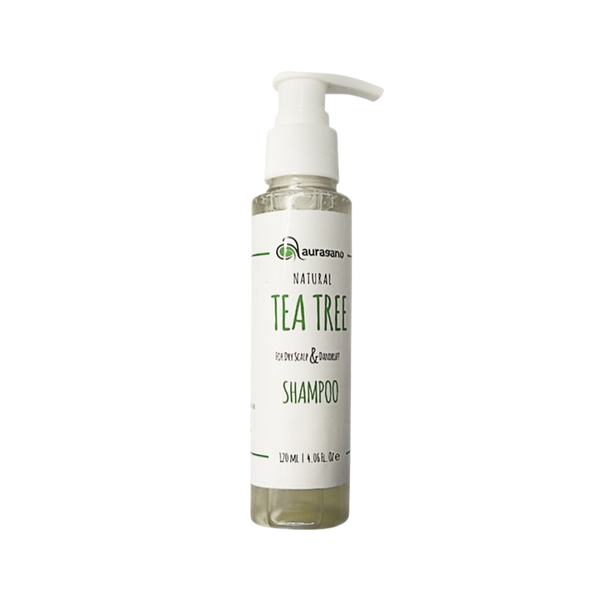 Buy Tea Tree Shampoo from Auragano at the Best Prices online in Pakistan, Quick Delivery and Easy Returns only at The Nature's Store, Best organic and natural Hair Shampoo and Coloured Hair, Curly Hair, Dandruff, Grey Hair, Long & Strong, Oily Hair, Shine & Volume in Pakistan, 