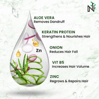 Aloe Vera Shampoo (Adv Formula with Keratin & Zinc) - 500 ML
