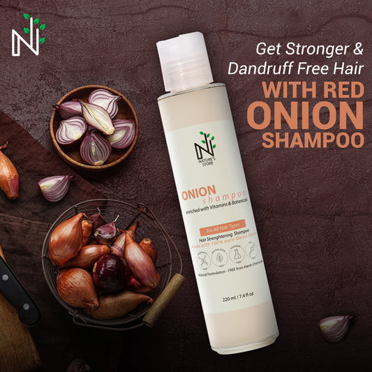 Onion Shampoo - Enriched with Botanicals & Vitamins