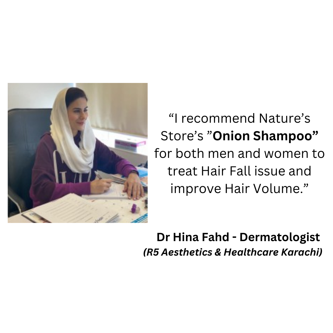 Best Onion shampoo in Pakistan for hair loss