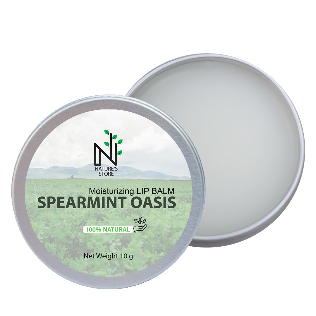 Buy Spearmint Oasis - Lip Balm from The Nature's Store at the Best Prices online in Pakistan, Quick Delivery and Easy Returns only at The Nature's Store, Best organic and natural Lip Balm and Dry/Chapped Lips, Lip Lightening in Pakistan, 