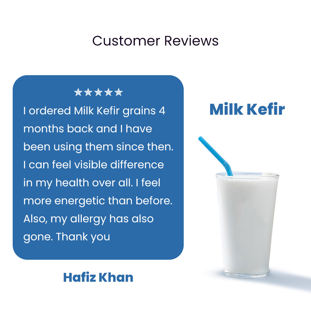 Buy Dehydrated Milk Kefir Grains from The Nature's Store at the Best Prices online in Pakistan, Quick Delivery and Easy Returns only at The Nature's Store, Best organic and natural Probiotics and Kefir in Pakistan,