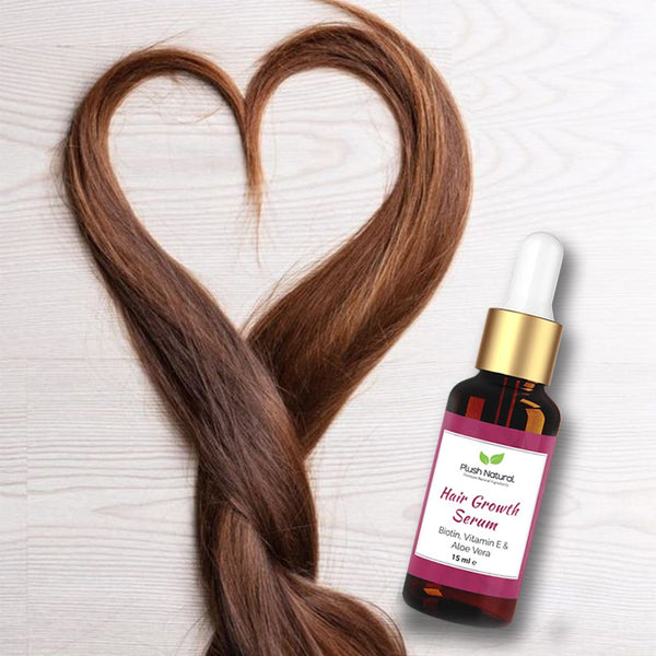 Buy Hair Growth Serum from Plush Natural at the Best Prices online in Pakistan, Quick Delivery and Easy Returns only at The Nature's Store, Best organic and natural Hair Serum and Dry and Rough Hair (Concern), Hair Serum, Plush Natural (Brand) in Pakistan, 