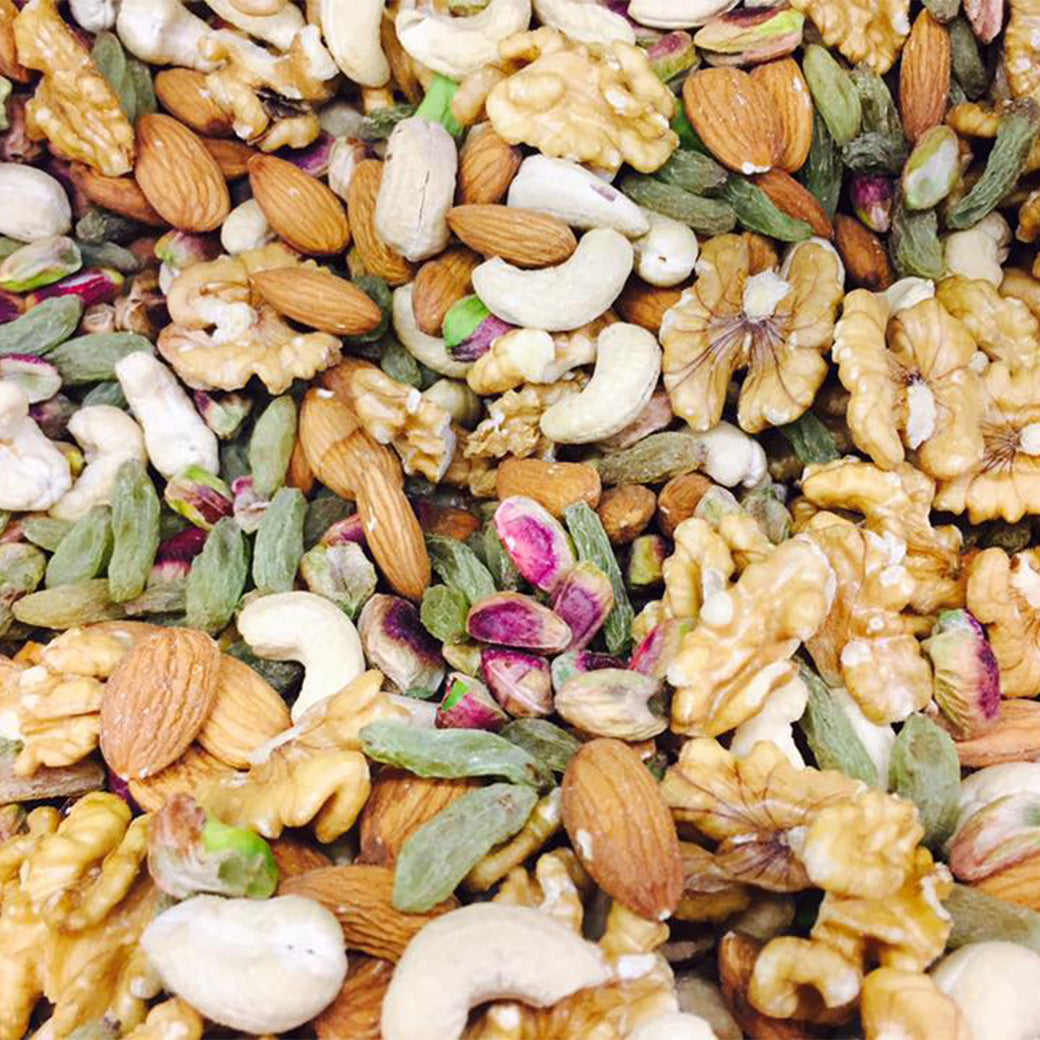 Mixed dry fruits for snacking