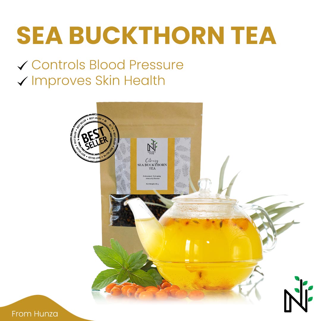 Buy Sea Buckthorn Tea - Hunza & Skardu from The Nature's Store at the Best Prices online in Pakistan, Quick Delivery and Easy Returns only at The Nature's Store, Best organic and natural Herbal Tea and Diabetes in Pakistan,