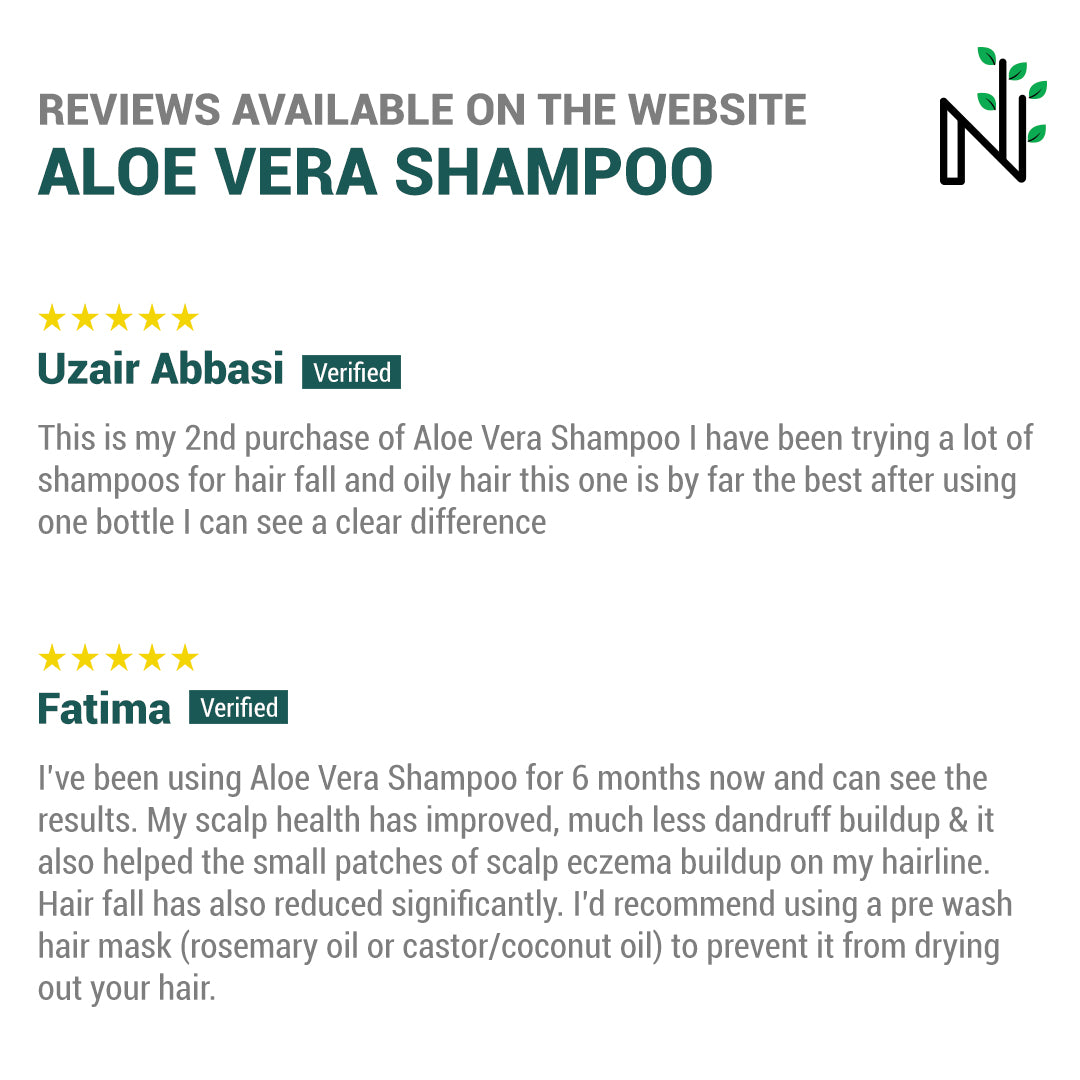 Aloe Vera Shampoo (Adv Formula with Keratin & Zinc)