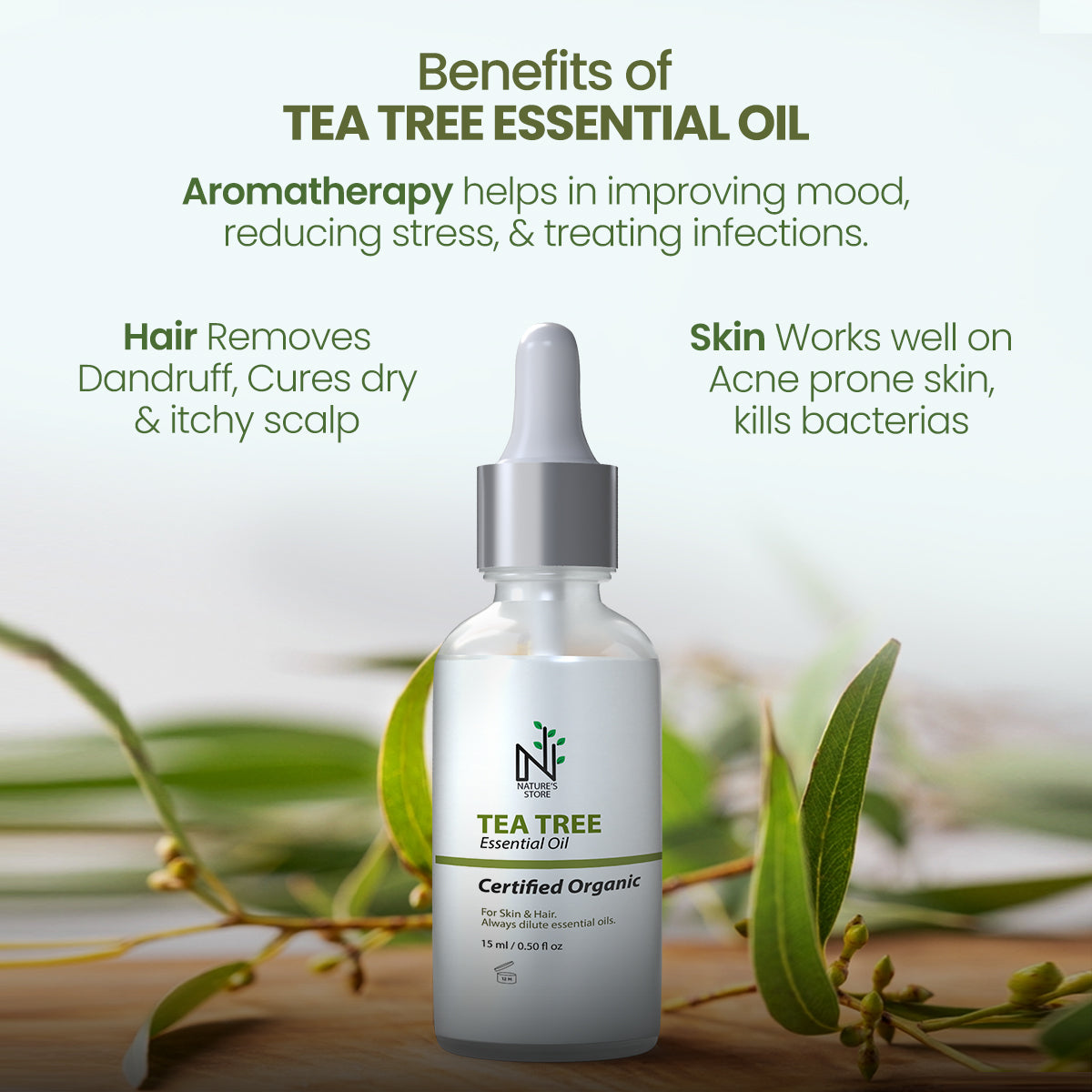 Tea tree essential oil benefits