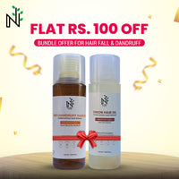 Buy Hair Oil Bundle for Hair fall & Dandruff from The Nature's Store at the Best Prices online in Pakistan, Quick Delivery and Easy Returns only at The Nature's Store, Best organic and natural Carrier Oil and Coloured Hair, Curly Hair, Dry & Damaged Hair, Hair Fall, Shine & Volume, Thin Hair in Pakistan, 