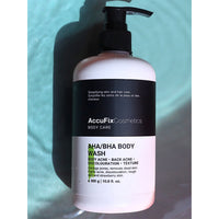 Buy AHA/BHA Body Wash from AccuFix Cosmetics at the Best Prices online in Pakistan, Quick Delivery and Easy Returns only at The Nature's Store, Best organic and natural Body Wash and brightening cream, Kojic acid, skin whitening in Pakistan, 