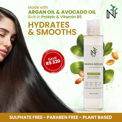 Argan and Avocado Shampoo (Dry & Damaged Hair)