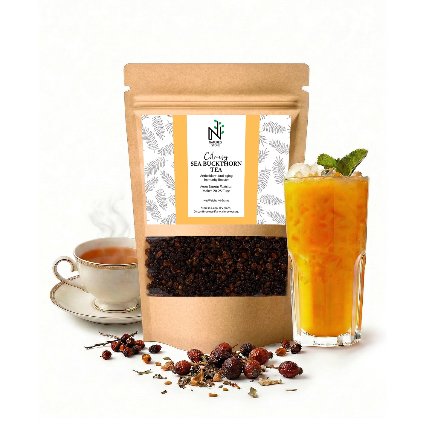 Sea Buckthorn Tea - Hunza & Skardu