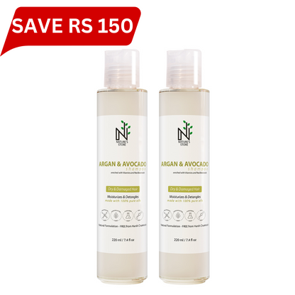 Buy 2 Argan and Avocado Shampoo Save Rs 150