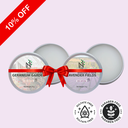 Pack of Two Floral Lip Balms