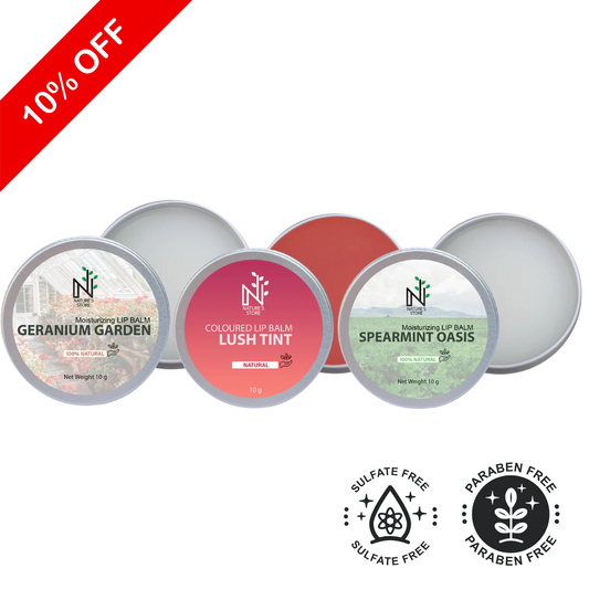 Pack of Three Lip Balms