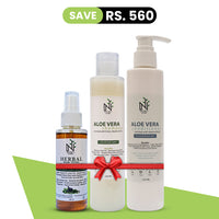 Buy Hair Care Bundle - Save Rs 560 from The Nature's Store at the Best Prices online in Pakistan, Quick Delivery and Easy Returns only at The Nature's Store, Best organic and natural Bundle Offer and Coloured Hair, Curly Hair, Dandruff, Dry & Damaged Hair, Exclusive Bundles (% OFF), Grey Hair, Hair Fall, Hair Regrowth, Long & Strong, Shine & Volume in Pakistan, 