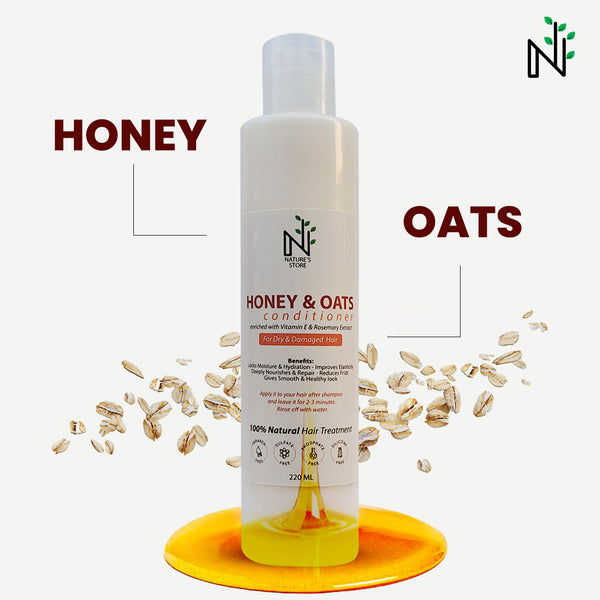 Buy Honey and Oats Hair Conditioner from The Nature's Store at the Best Prices online in Pakistan, Quick Delivery and Easy Returns only at The Nature's Store, Best organic and natural Hair Conditioner in Pakistan, 