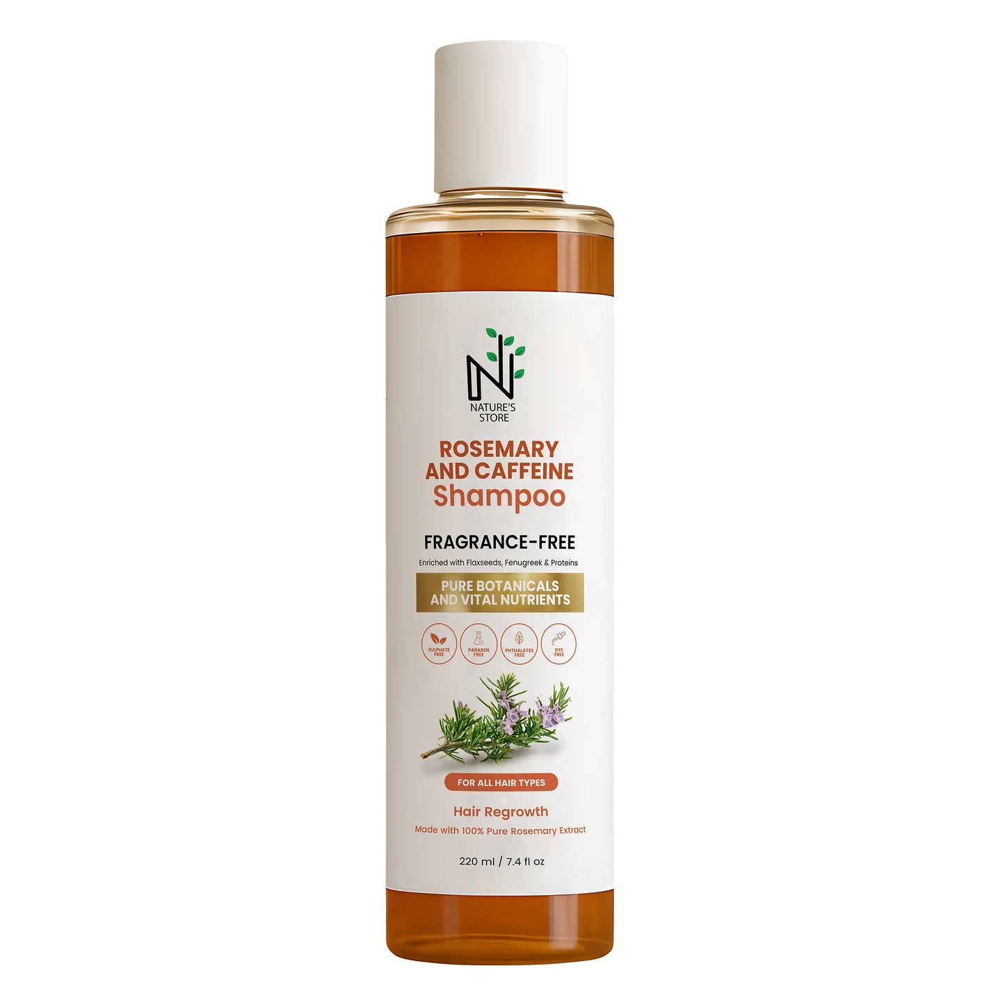 Fragrance-Free Rosemary Regrowth Shampoo
