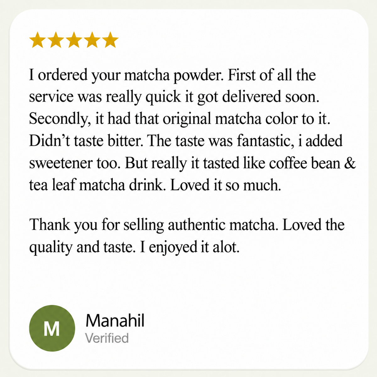 Matcha Powder - First Harvest (High Grade)