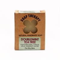 Buy Double Mint Tea Tree Soap from Soap Therapy at the Best Prices online in Pakistan, Quick Delivery and Easy Returns only at The Nature's Store, Best organic and natural Organic Soap and Acne/Breakouts, Anti Aging, Oily Skin in Pakistan, 