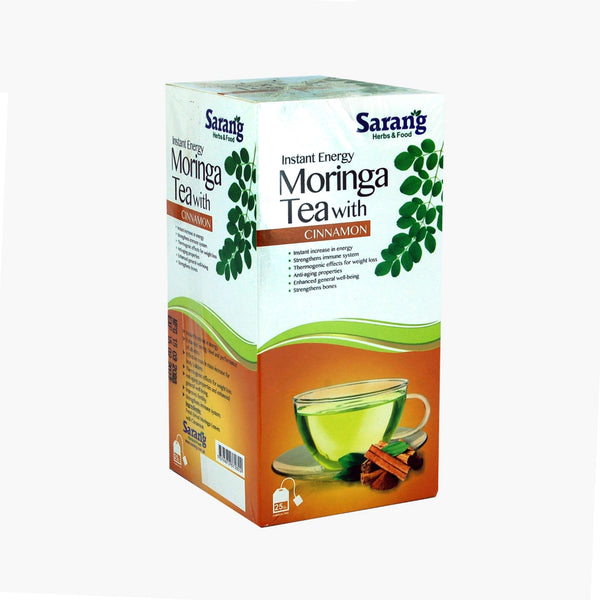 Buy Moringa Tea with Cinnamon from Sarang Herbs & Food at the Best Prices online in Pakistan, Quick Delivery and Easy Returns only at The Nature's Store, Best organic and natural Herbal Tea and Respiratory in Pakistan, 