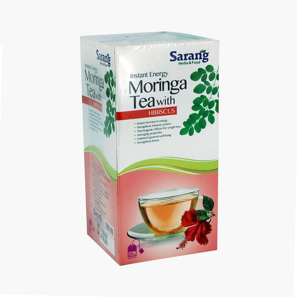 Buy Moringa Tea with Hibiscus from Sarang Herbs & Food at the Best Prices online in Pakistan, Quick Delivery and Easy Returns only at The Nature's Store, Best organic and natural Herbal Tea and Digestion & Weight Management in Pakistan, 