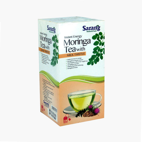 Buy Moringa Tea with Milk Thistle from Sarang Herbs & Food at the Best Prices online in Pakistan, Quick Delivery and Easy Returns only at The Nature's Store, Best organic and natural Herbal Tea and Diabetes in Pakistan, 