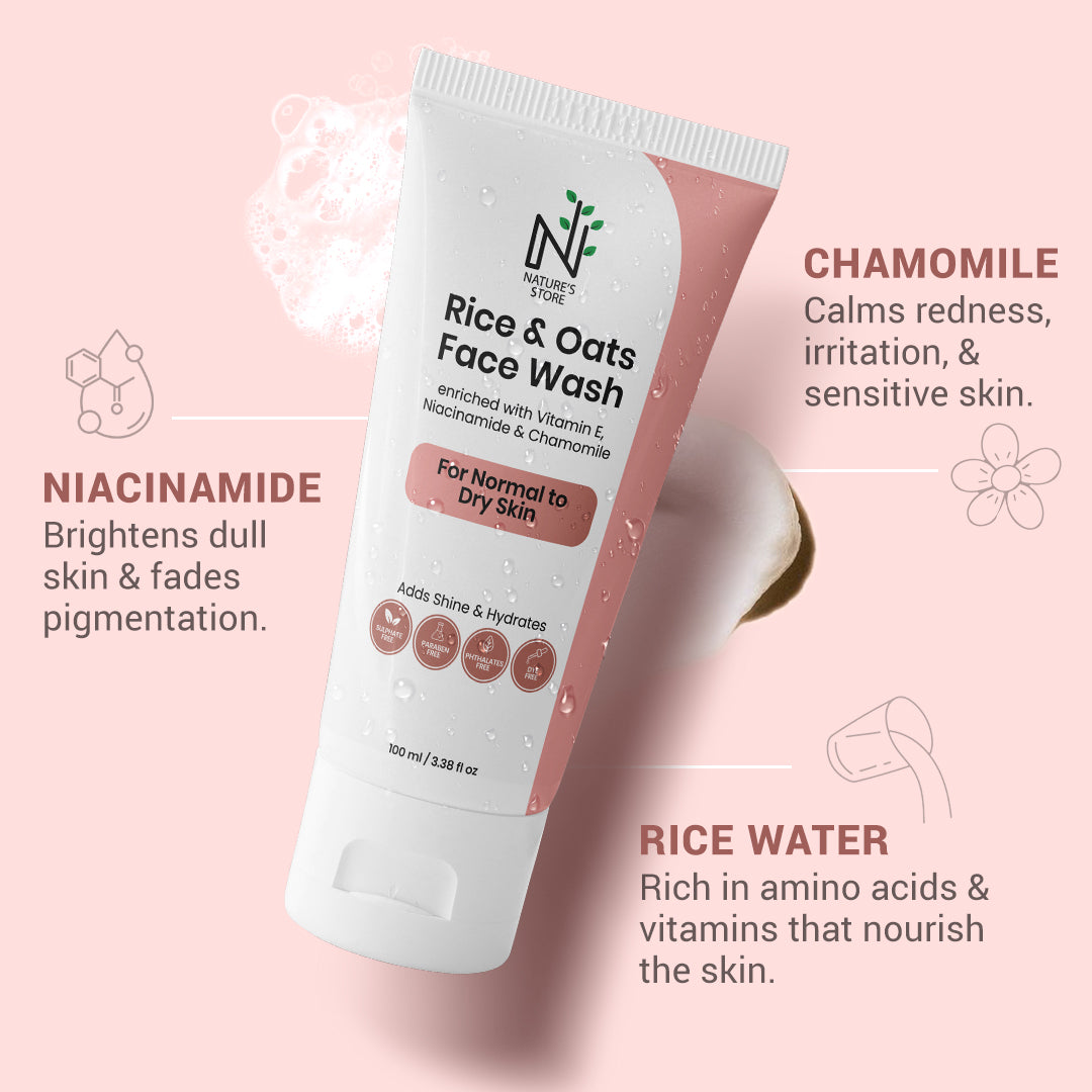 Rice & Oats Face Wash