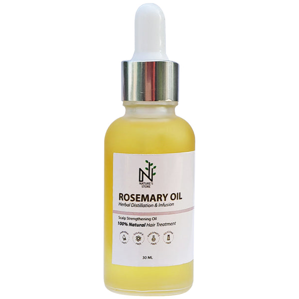 Buy Rosemary Oil - Hair Growth Treatment for Scalp from The Nature's Store at the Best Prices online in Pakistan, Quick Delivery and Easy Returns only at The Nature's Store, Best organic and natural Hair Oil and Coloured Hair, Curly Hair, Dry & Damaged Hair, Hair Fall, Hair Regrowth, Shine & Volume, Thin Hair in Pakistan, 