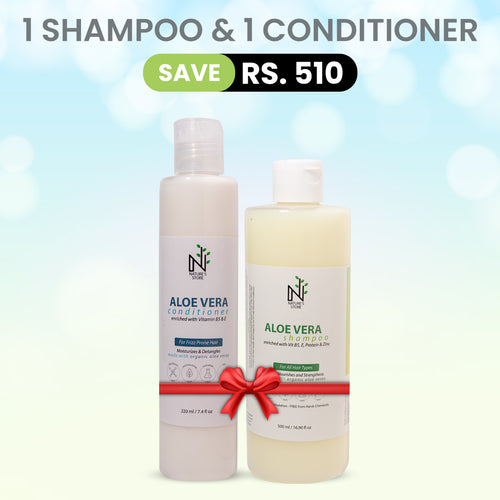 1 Shampoo (500ml) & 1 Conditioner