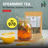 Buy Spearmint Tea from The Nature's Store at the Best Prices online in Pakistan, Quick Delivery and Easy Returns only at The Nature's Store, Best organic and natural Herbal Tea and Respiratory, Women's Health / PCOS in Pakistan, 