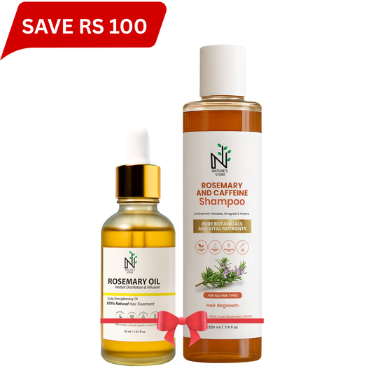 Hair Renewal Kit (Rosemary Shampoo + Rosemary Oil)