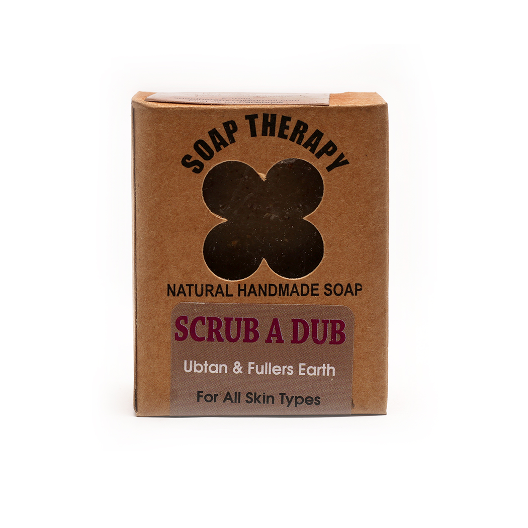 Buy Ubtan Soap - Scrub a dub from Soap Therapy at the Best Prices online in Pakistan, Quick Delivery and Easy Returns only at The Nature's Store, Best organic and natural Organic Soap and Acne/Breakouts, Anti Aging, Brightening, Dark Spots, Glow, Oily Skin, Pigmentation, Whitening in Pakistan, 