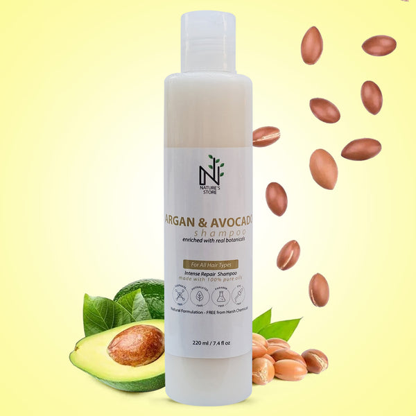 Argan and Avocado Shampoo (Dry & Damaged Hair)