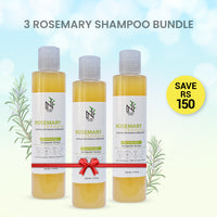 Buy 3 Rosemary Shampoo Bundle from The Nature's Store at the Best Prices online in Pakistan, Quick Delivery and Easy Returns only at The Nature's Store, Best organic and natural Hair Shampoo and Coloured Hair, Curly Hair, Dandruff, Dry & Damaged Hair, Exclusive Bundles (% OFF), Grey Hair, Hair Fall, Hair Regrowth, Long & Strong, Shine & Volume, Thin Hair in Pakistan, 