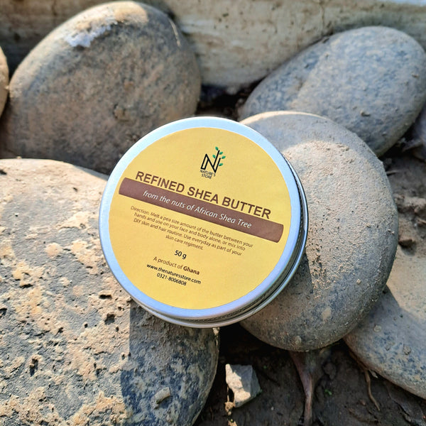 Buy Refined Shea Butter from The Nature's Store at the Best Prices online in Pakistan, Quick Delivery and Easy Returns only at The Nature's Store, Best organic and natural Moisturizer & Cream and Anti Aging, Dry Skin, Glow in Pakistan, 