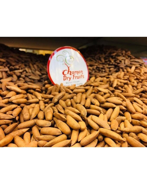 Buy Chaman Gold Chilghoza - Free Delivery from Chaman Dry Fruits at the Best Prices online in Pakistan, Quick Delivery and Easy Returns only at The Nature's Store, Best organic and natural Nuts & Dry Fruits and Pinenuts/Chilghoza in Pakistan, Chaman Gold Chilghoza