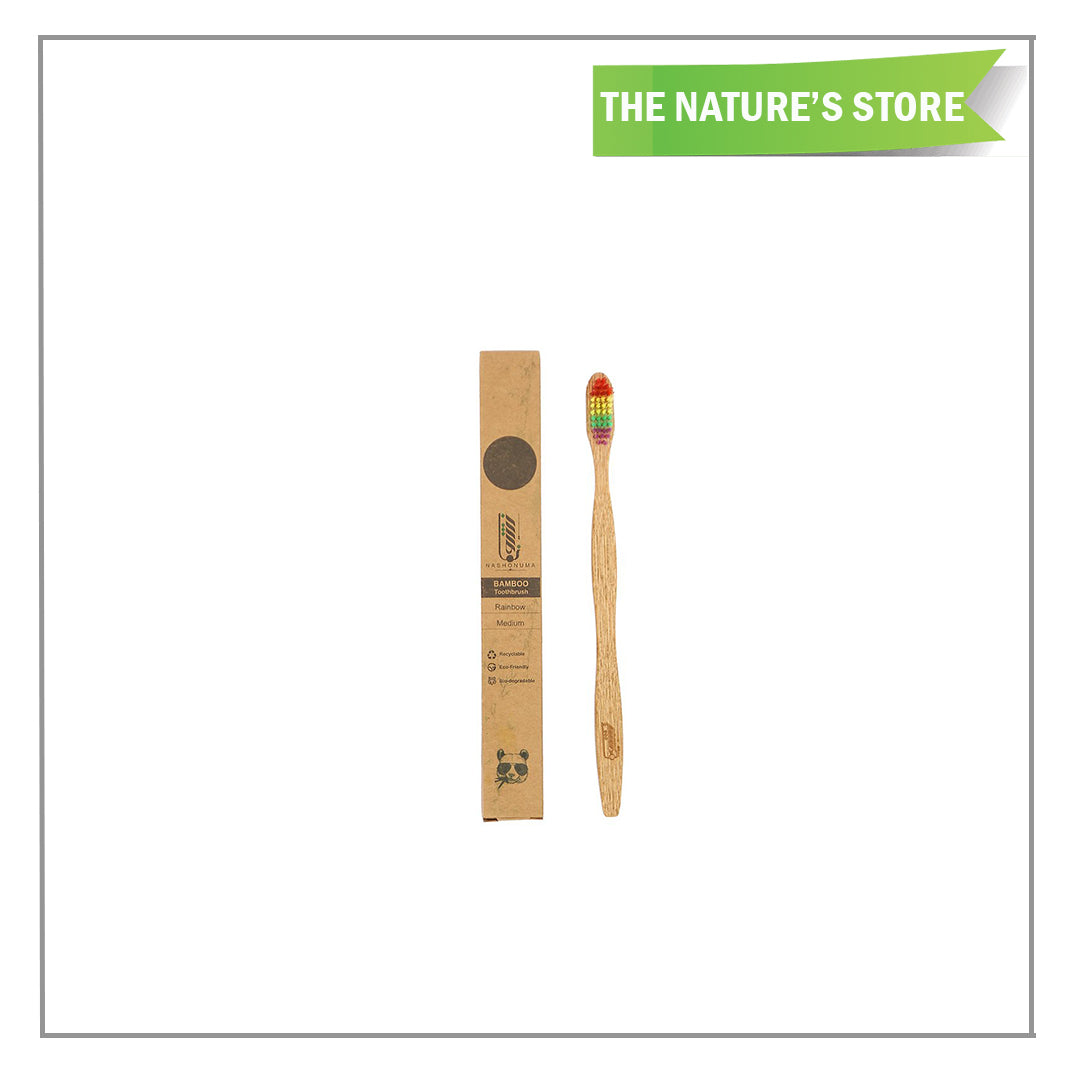 Buy Bamboo Toothbrush from Nashonuma at the Best Prices online in Pakistan, Quick Delivery and Easy Returns only at The Nature's Store, Best organic and natural Dental Care and Nashonuma (Brand), Tooth Brush in Pakistan, 