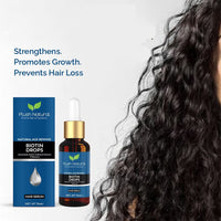 Buy Biotin Drops from Plush Natural at the Best Prices online in Pakistan, Quick Delivery and Easy Returns only at The Nature's Store, Best organic and natural Hair Serum and biotin, hair fall, hair serum in Pakistan, 