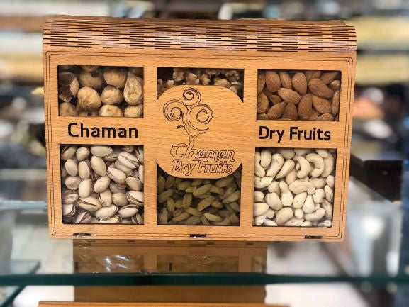 Buy 6 Items Dry Fruit Tray - Free Delivery from Chaman Dry Fruits at the Best Prices online in Pakistan, Quick Delivery and Easy Returns only at The Nature's Store, Best organic and natural Nuts & Dry Fruits and Chaman Dry Fruits (Brand), Nuts & Dry Fruits in Pakistan, 