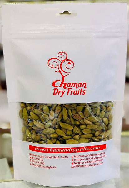 Buy Green Cardamom (illaichi) - Free Delivery from Chaman Dry Fruits at the Best Prices online in Pakistan, Quick Delivery and Easy Returns only at The Nature's Store, Best organic and natural Nuts & Dry Fruits and Other Nuts & Spices in Pakistan, 