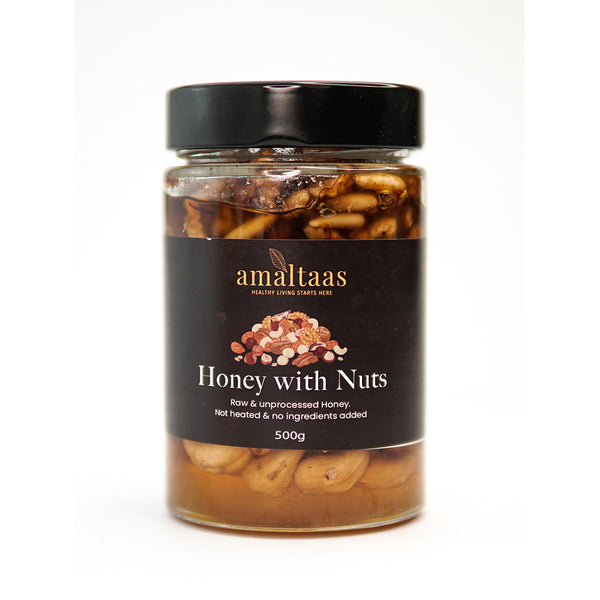 Buy Honey With Nuts (For Lahore Only) from Amaltaas at the Best Prices online in Pakistan, Quick Delivery and Easy Returns only at The Nature's Store, Best organic and natural Honey and Amaltaas (Vendor), Honey in Pakistan, 