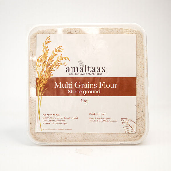 Buy Multigrain Flour from Amaltaas at the Best Prices online in Pakistan, Quick Delivery and Easy Returns only at The Nature's Store, Best organic and natural Flour and Best Selling, Flour, Organic Essence (Brand) in Pakistan, 