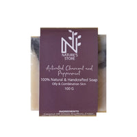 Buy Activated Charcoal & Peppermint Soap Bar from The Nature's Store at the Best Prices online in Pakistan, Quick Delivery and Easy Returns only at The Nature's Store, Best organic and natural Organic Soap and Acne/Breakouts, Anti Aging, Glow in Pakistan, 