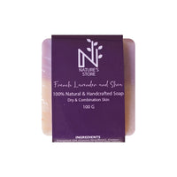 Buy French Lavender & Shea Butter Soap Bar from The Nature's Store at the Best Prices online in Pakistan, Quick Delivery and Easy Returns only at The Nature's Store, Best organic and natural Organic Soap and Anti Aging, Dark Spots, Dry Skin, Glow, Pigmentation in Pakistan, 