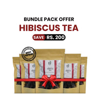 Buy 5 Hibiscus Teas (Bundle Pack) from The Nature's Store at the Best Prices online in Pakistan, Quick Delivery and Easy Returns only at The Nature's Store, Best organic and natural Herbal Tea and Digestion & Weight Management in Pakistan, 